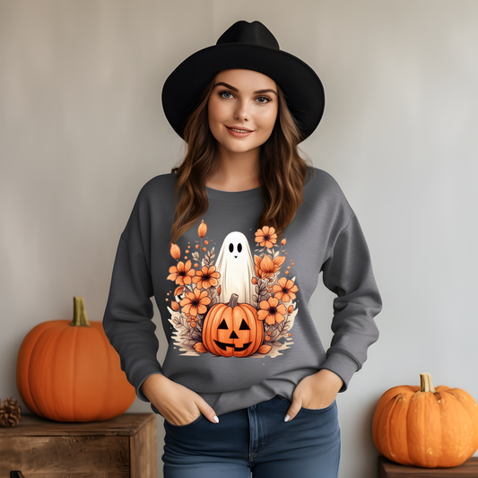 Floral Halloween Transfer