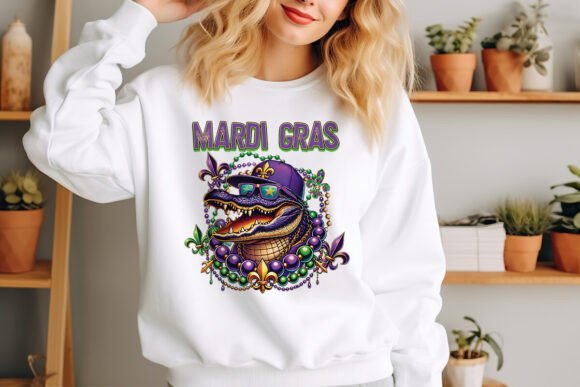 Mardi Gras Gator Alligator